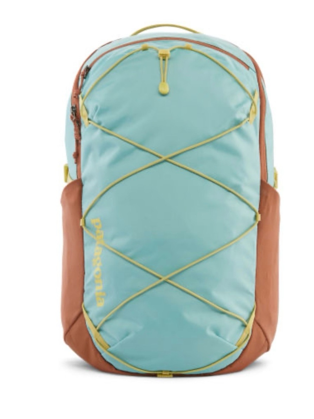 Patagonia Light Turquoise and Brown Daypack Backpack